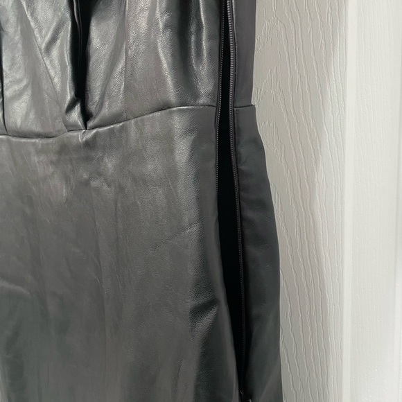 Express Vegan Leather Blazer Dress by Negin Mirsalehi - Picture 6 of 14